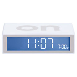 Lexon Flip Alarm Clock White